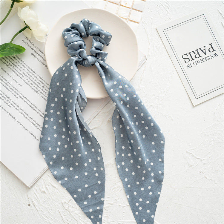 Chiffon scrunchies with scarf