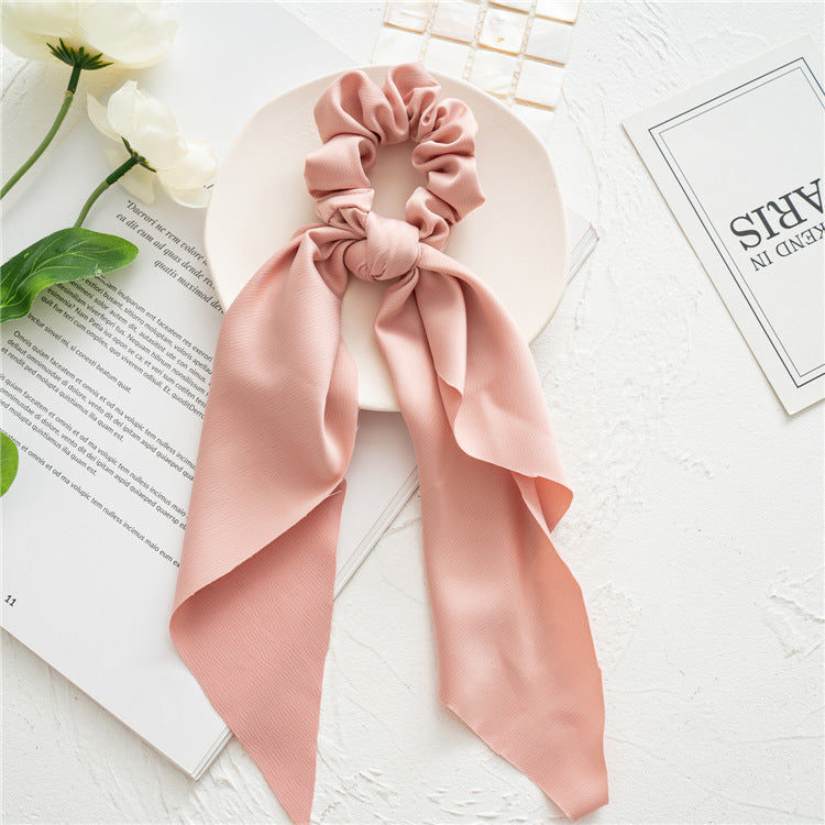 Chiffon scrunchies with scarf