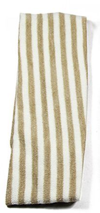 Knitted-wool striped stretch headband