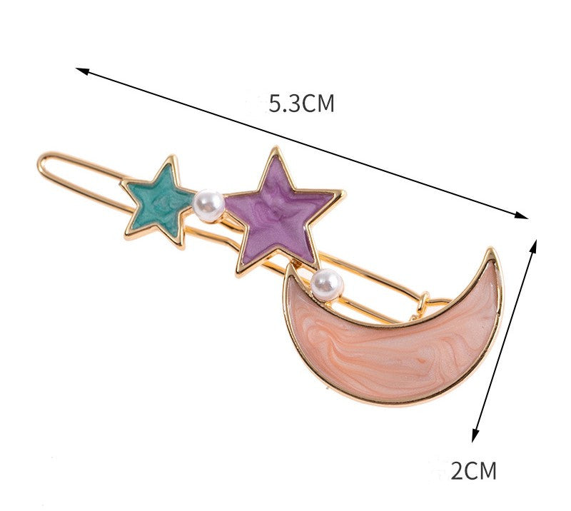 Multicolour butterfly hair slide