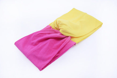 Twist-colour cotton turban headband