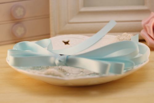 Multi-layered satin ribbon bow hair tie