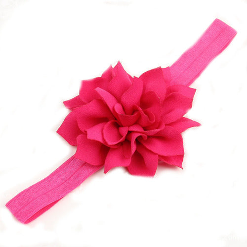 Lotus flower elastic headband