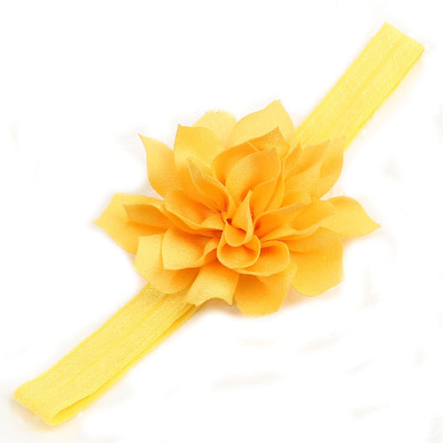 Lotus flower elastic headband