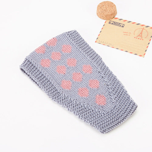 Lovely dots crochet headband