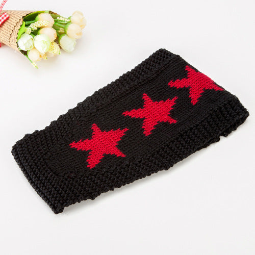 Stars crochet headband