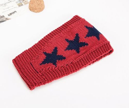 Stars crochet headband