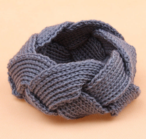 Crochet braided head band