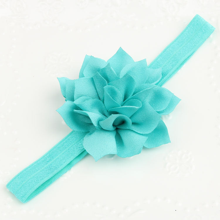 Lotus flower elastic headband