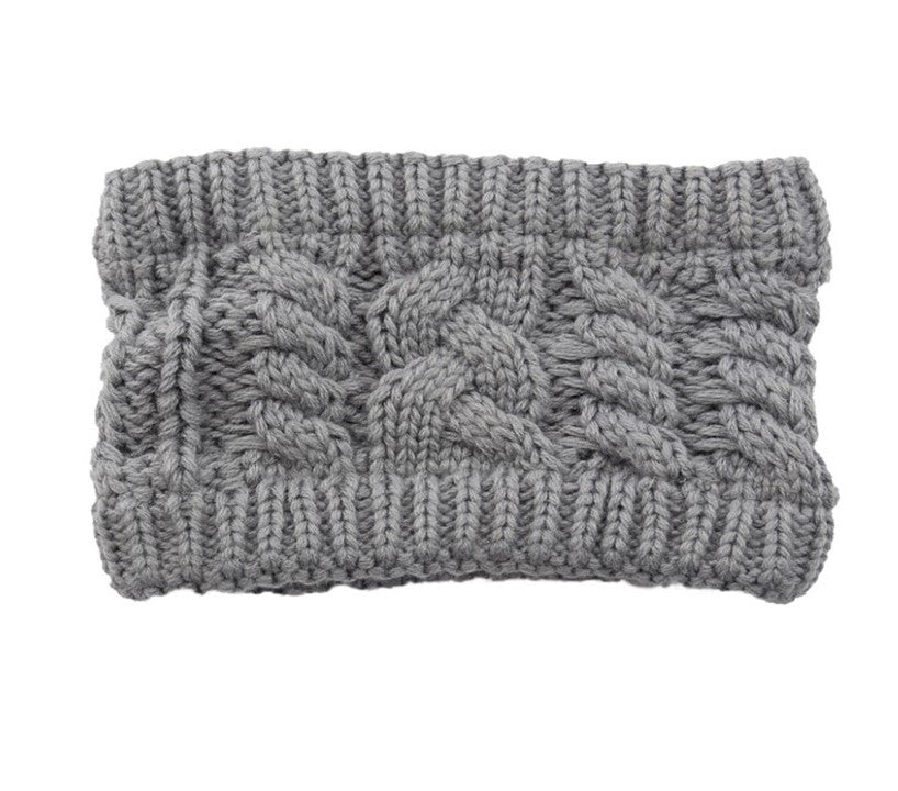 Thick loop crochet headband