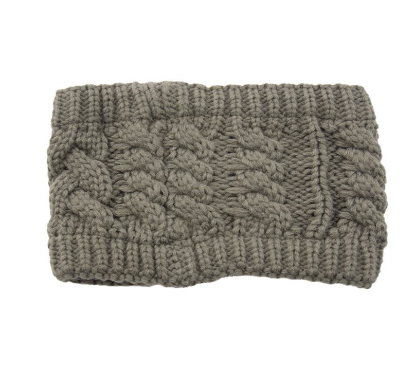 Thick loop crochet headband