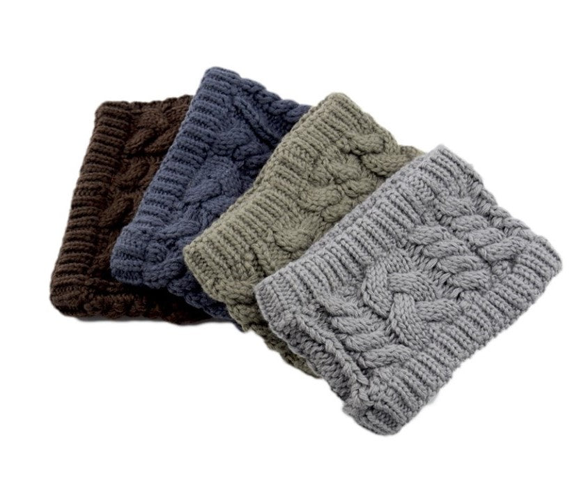 Thick loop crochet headband