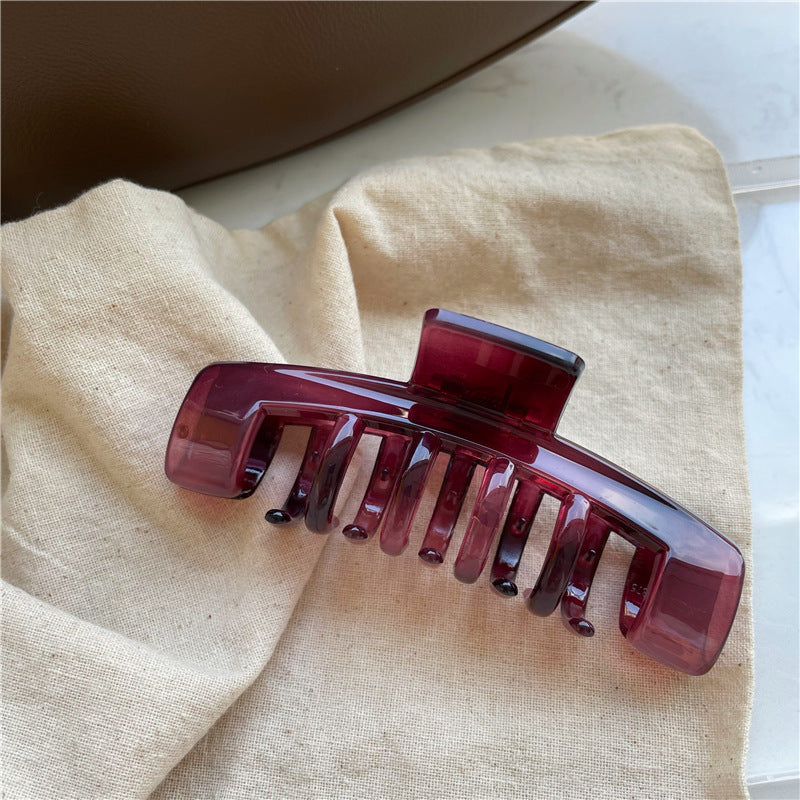 Acrylic slim hair claw