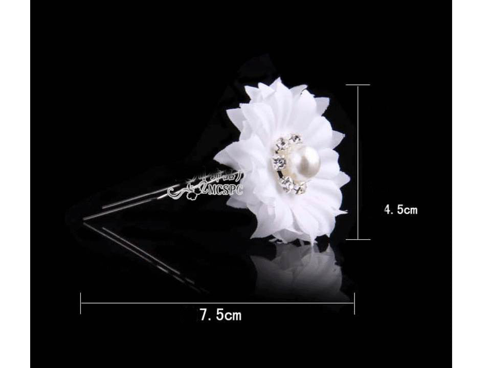 White flower big peal flower stick