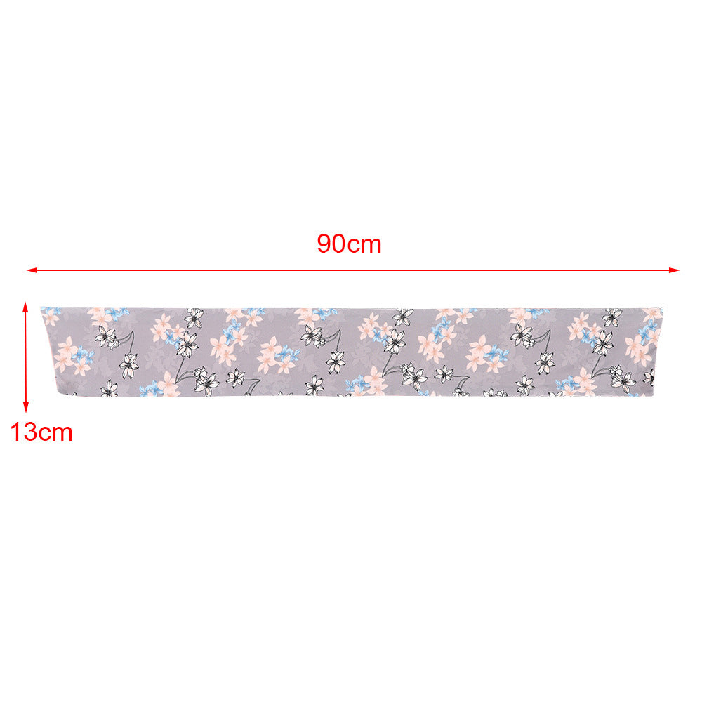 paisley print extra-wide twist hair scarf
