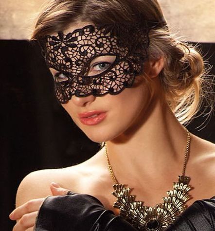 Lace party eye mask #7