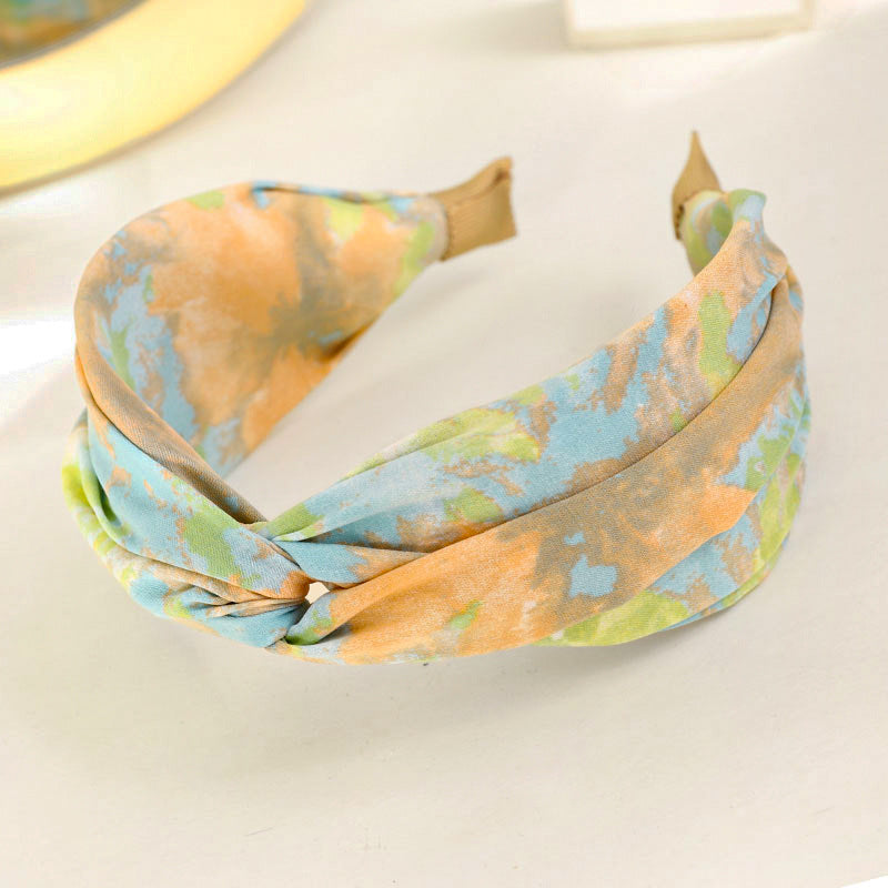 Twist top Tie-Dye headband