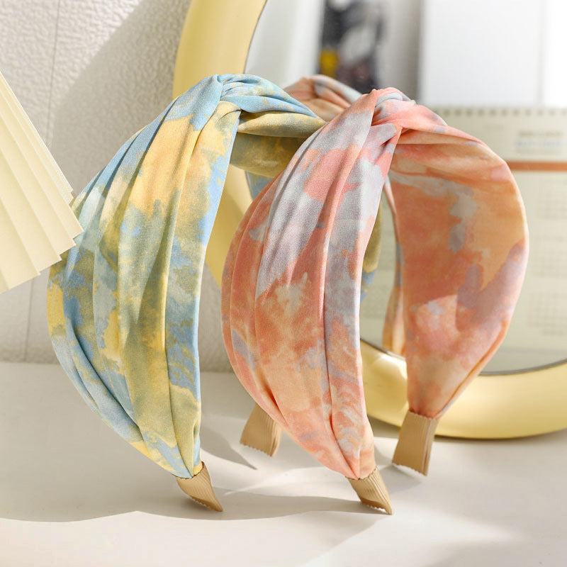 Twist top Tie-Dye headband