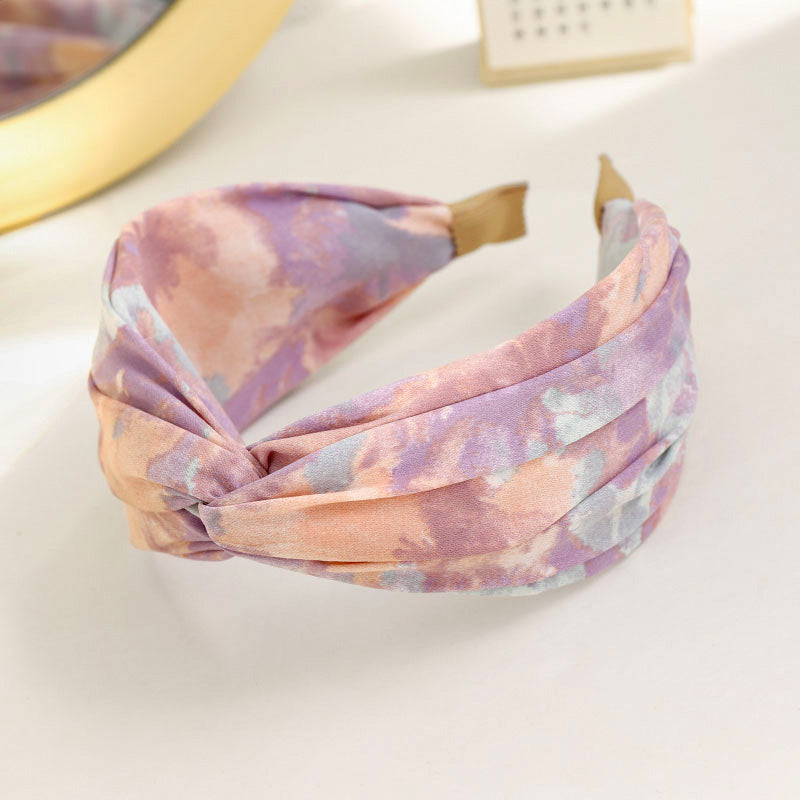 Twist top Tie-Dye headband