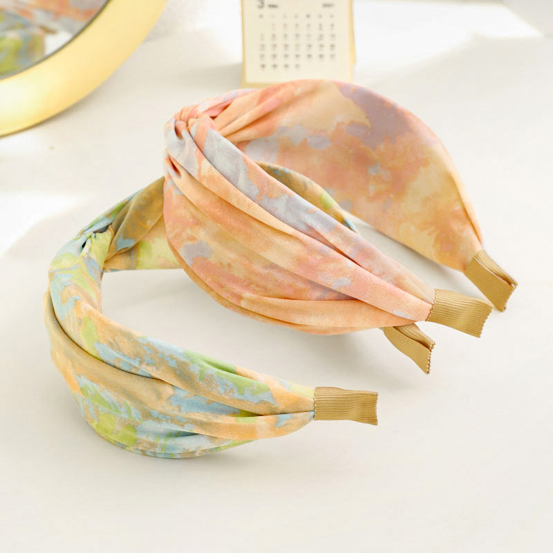 Twist top Tie-Dye headband