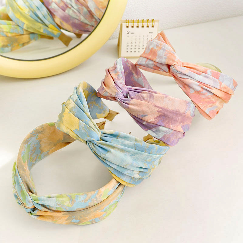 Twist top Tie-Dye headband