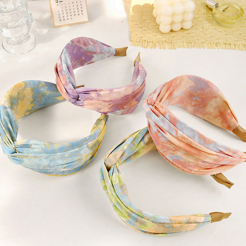 Twist top Tie-Dye headband