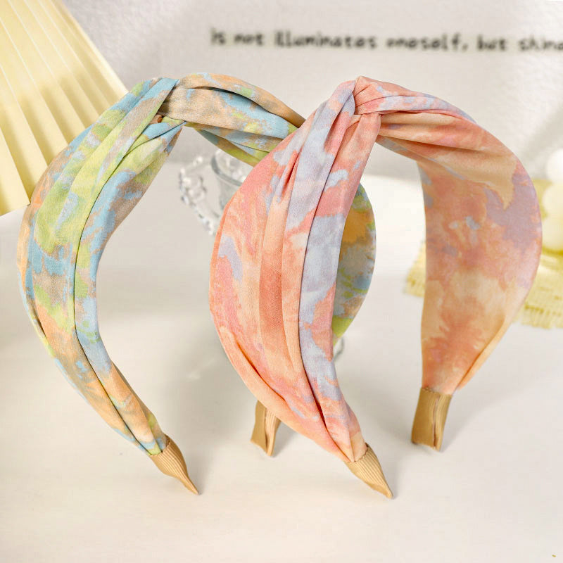 Twist top Tie-Dye headband