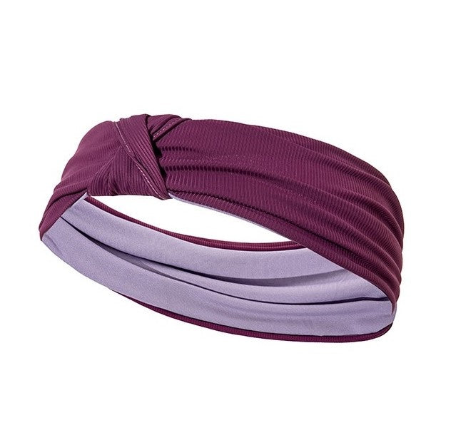 Double sided multi-styles knotted bandanna headband