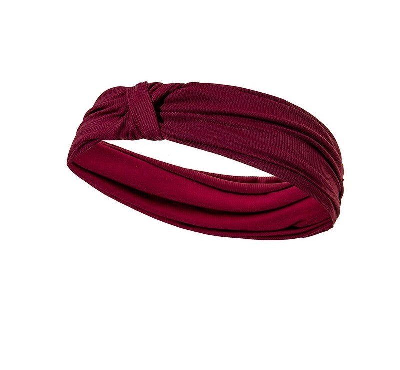 Double sided multi-styles knotted bandanna headband
