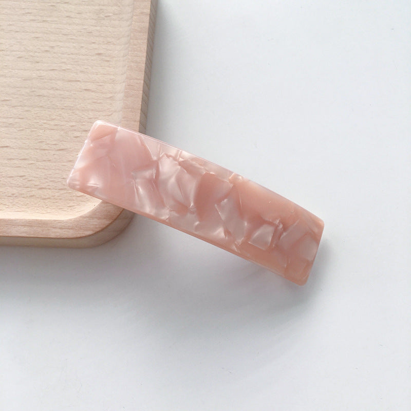 Resin hair barrette in multi colours