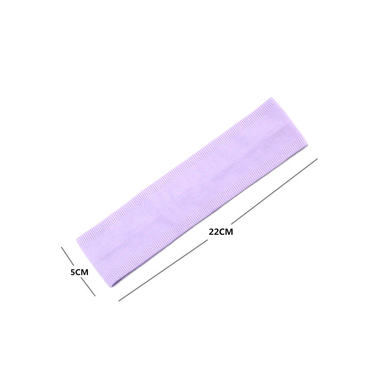 Ribbed cotton sporty loop hair band