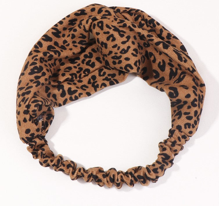 Printed soft corduroy elastic headband