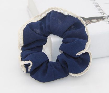 Lace chiffon scrunchies