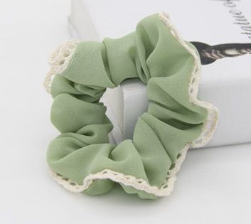 Lace chiffon scrunchies