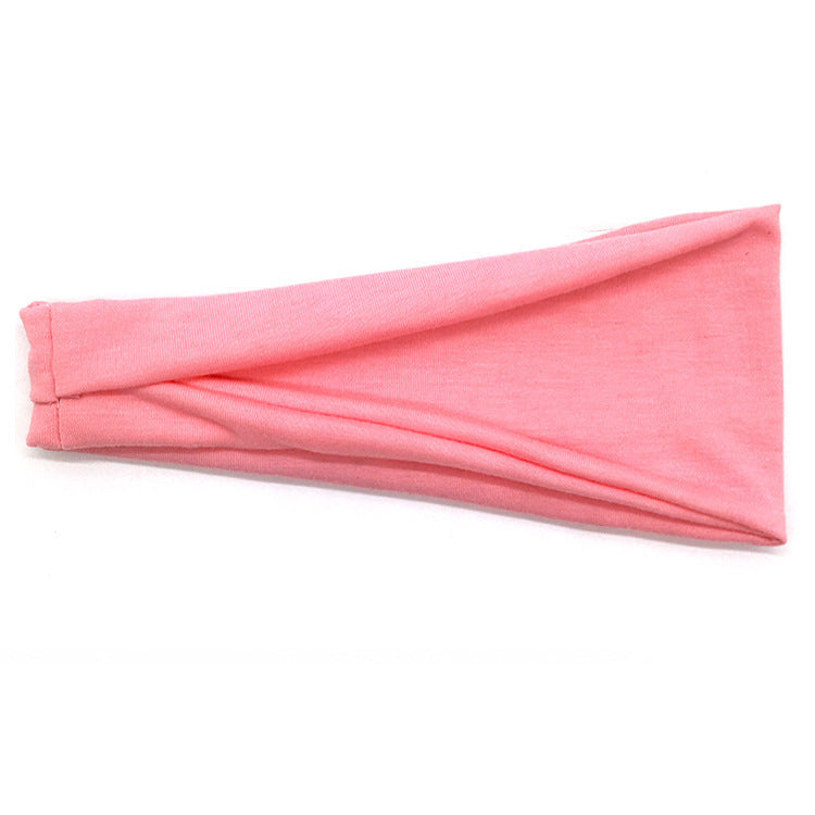 Plain sporty bandanna headband