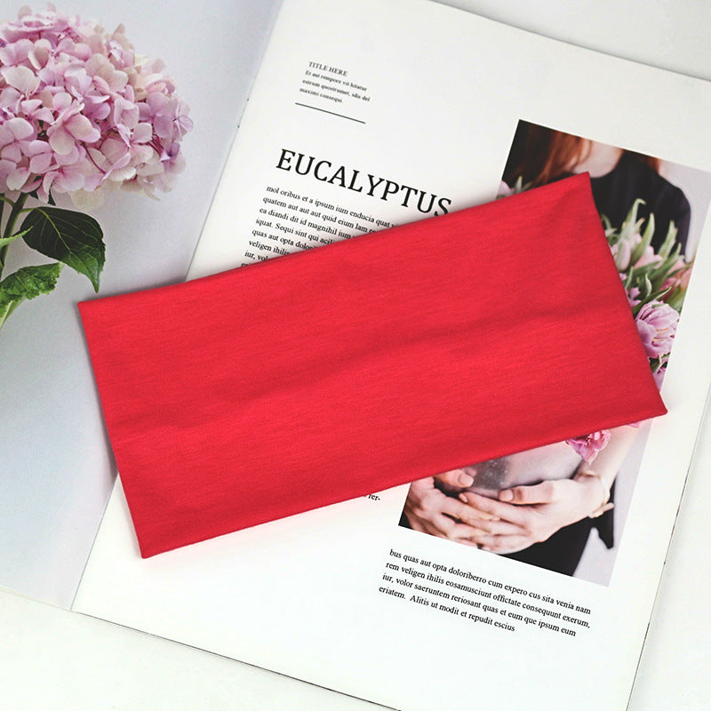 Cotton wide loop hair band