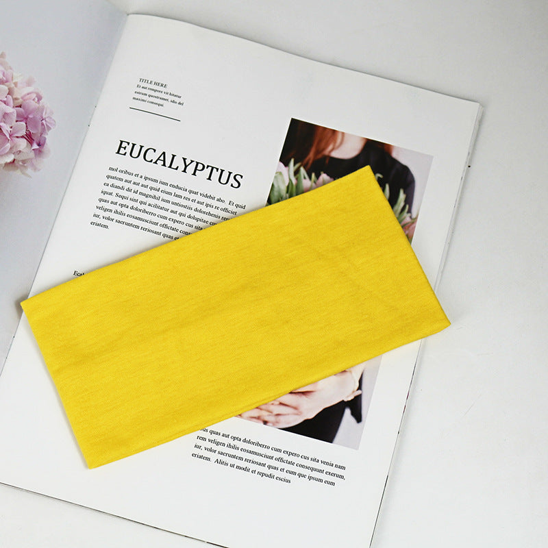 Cotton wide loop hair band