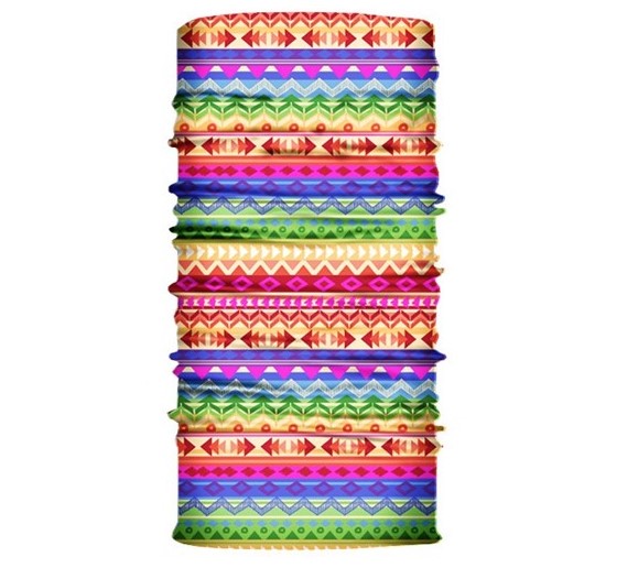 Bulk printed multi-purpose seamless head wrap 10 - 20 pieces