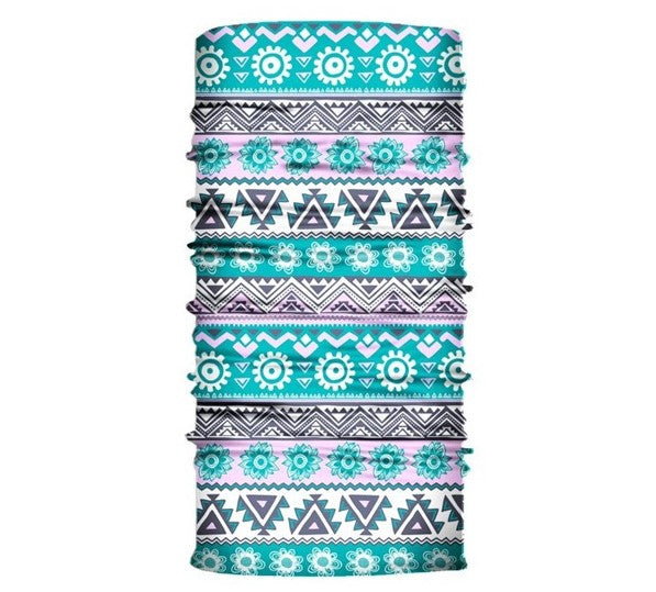 Bulk printed multi-purpose seamless head wrap 10 - 20 pieces