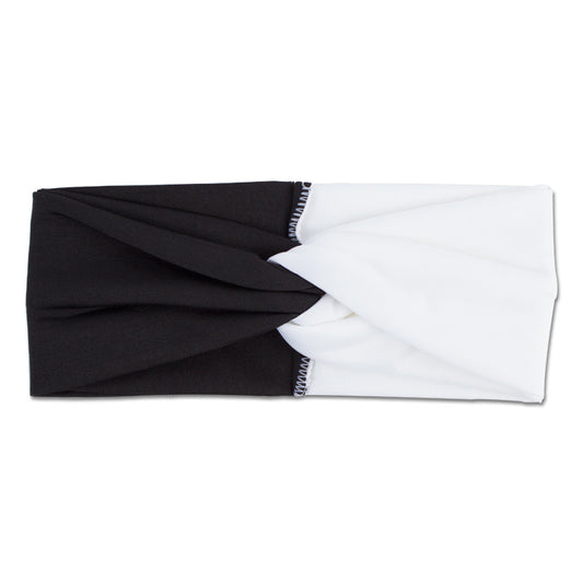 Stretchy mix-coloured turban headband
