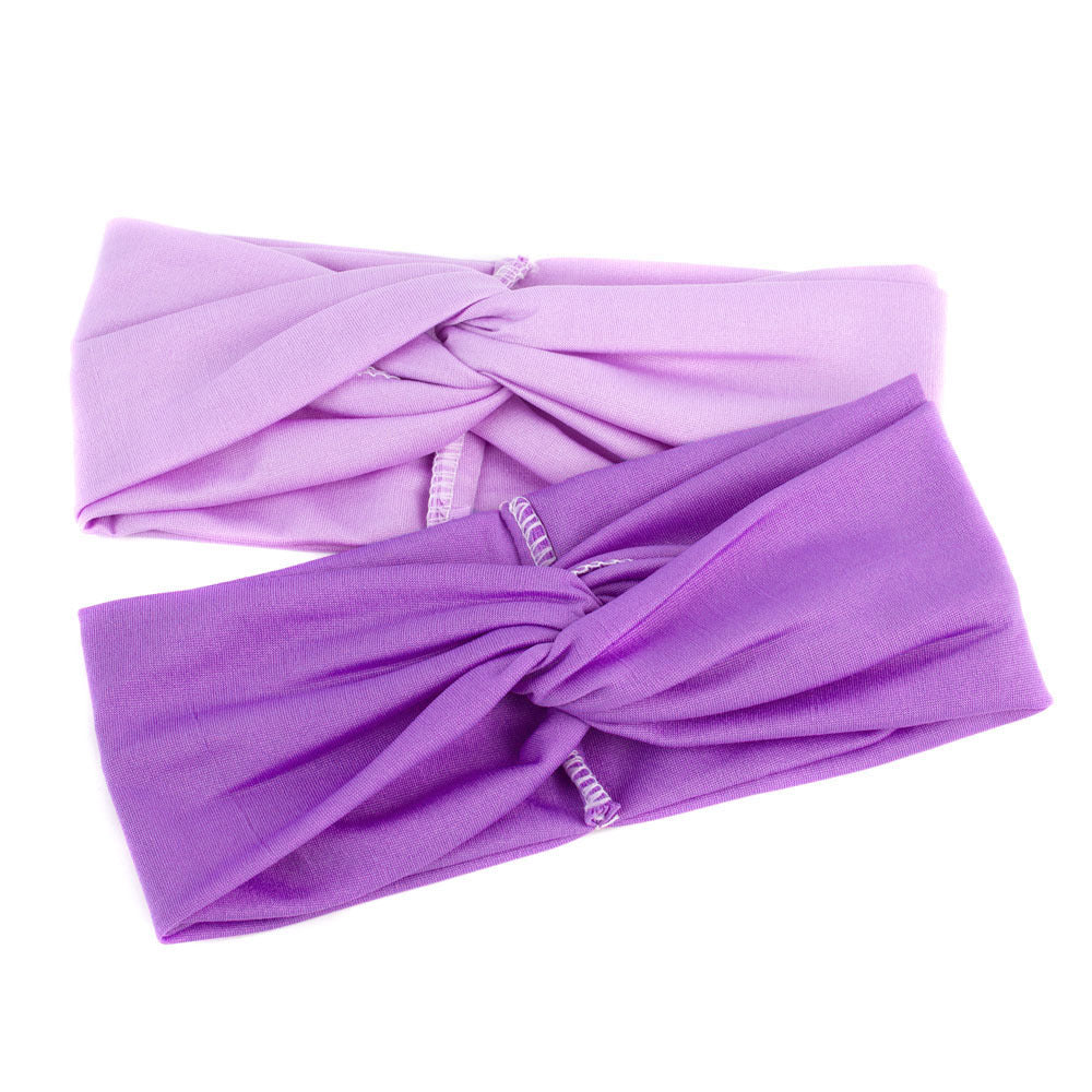 Stretchy turban headband