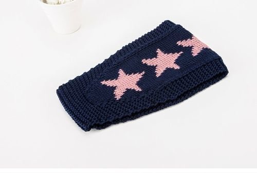 Stars crochet headband