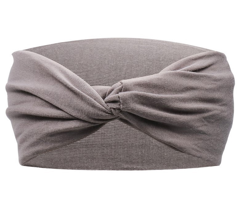 Twisted jersey cotton sporty hair band
