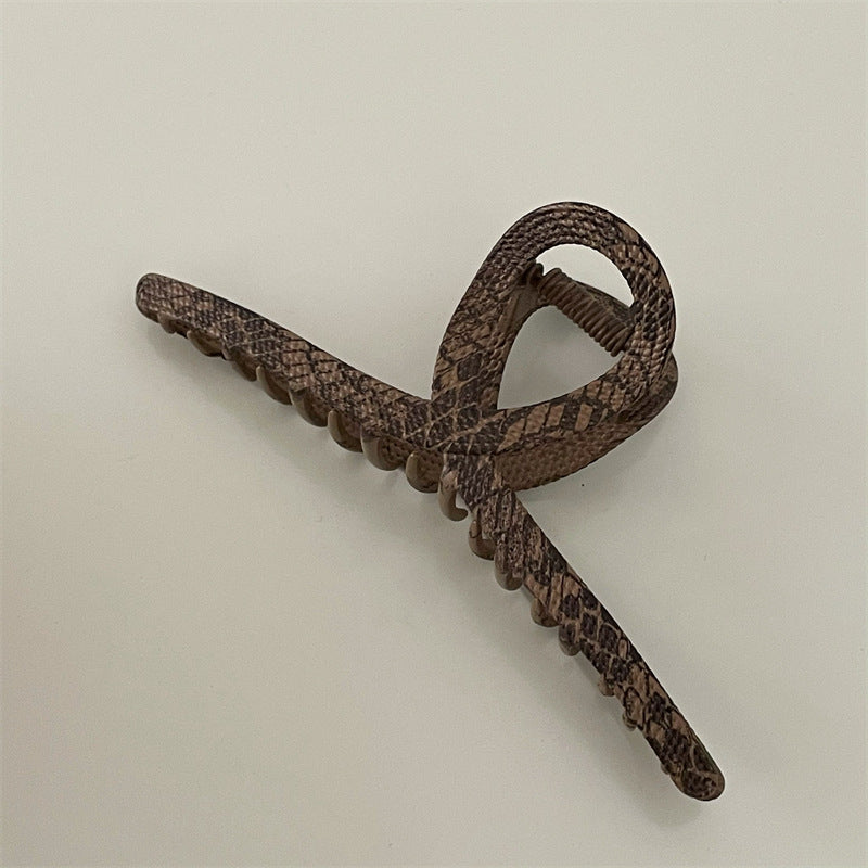 Printed metal hair claw