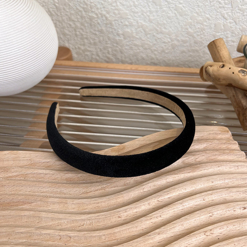 1.8cm wide smooth velvet headband