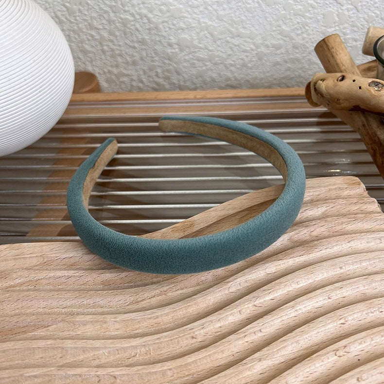 1.8cm wide smooth velvet headband