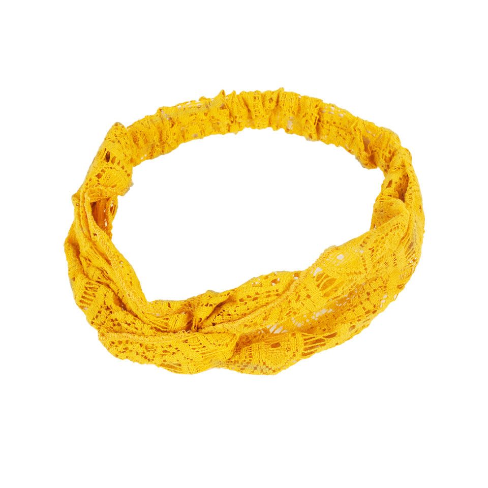 Kids lace elastic headband