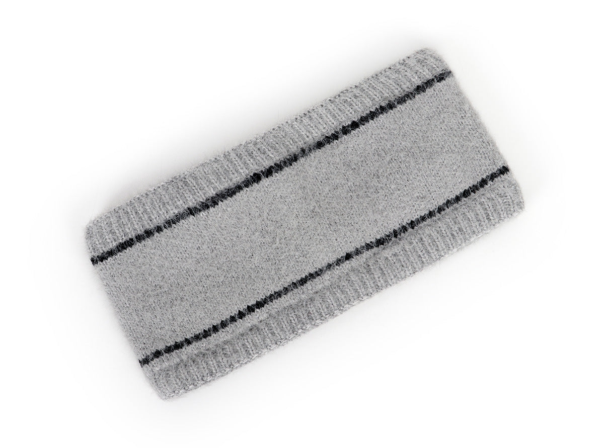 Fleece lined super soft knitted loop headband