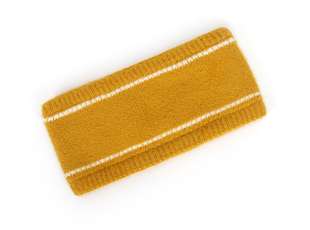 Fleece lined super soft knitted loop headband
