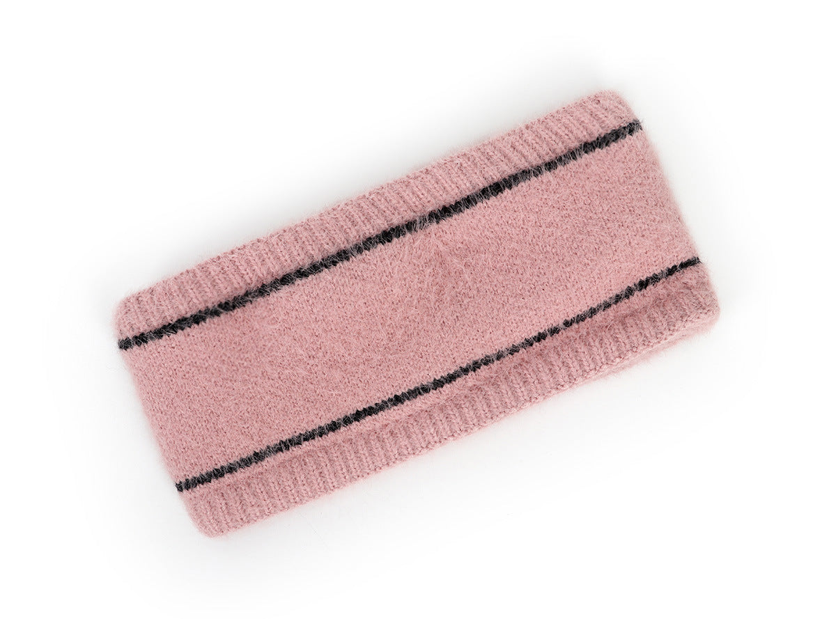 Fleece lined super soft knitted loop headband